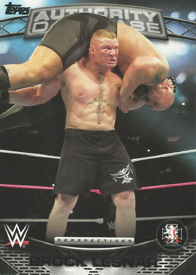 WWE Topps 2016 Brock Lesnar 15A trading card PW Catalog
