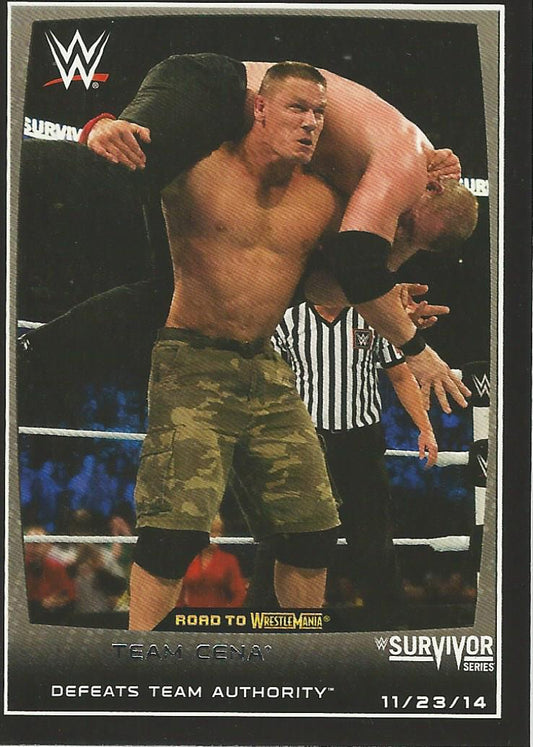 WWE Topps Road to Wrestlemania 2015 John Cena #65