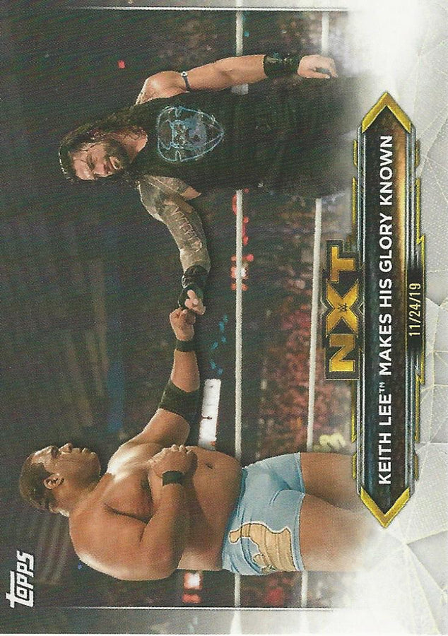 WWE Topps NXT 2020 Keith Lee and Roman Reigns #65