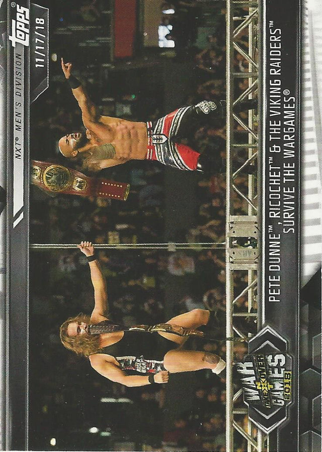 WWE Topps NXT 2019 Pete Dunne and Ricochet #65