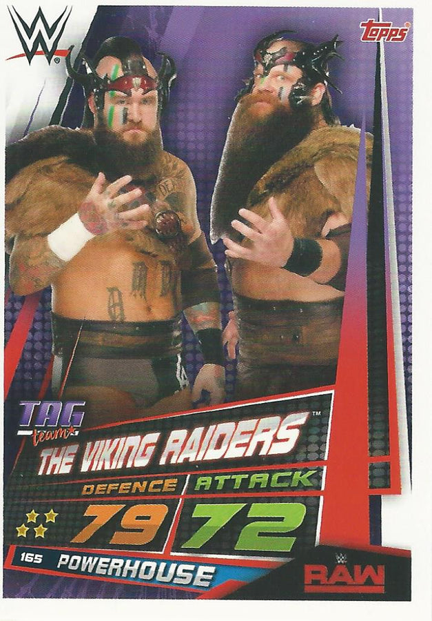 WWE Topps Slam Attax Universe 2019 The Viking Raiders #165