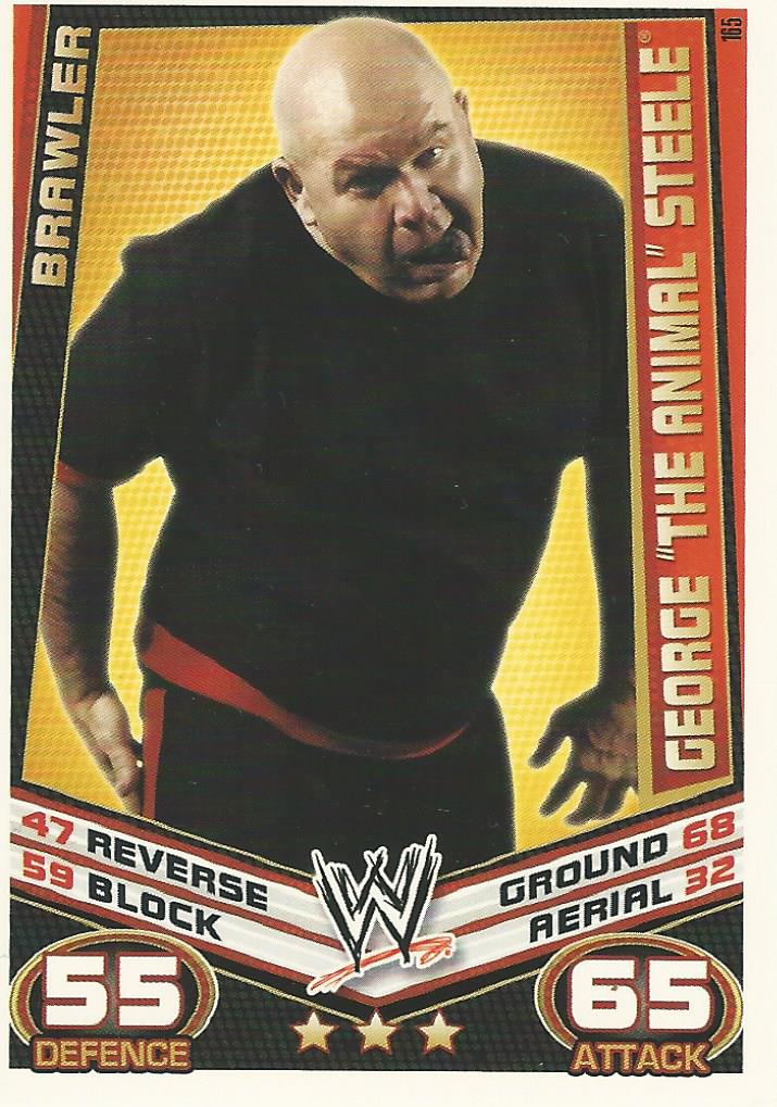 WWE Topps Slam Attax Rebellion 2012 George The Animal Steele #165