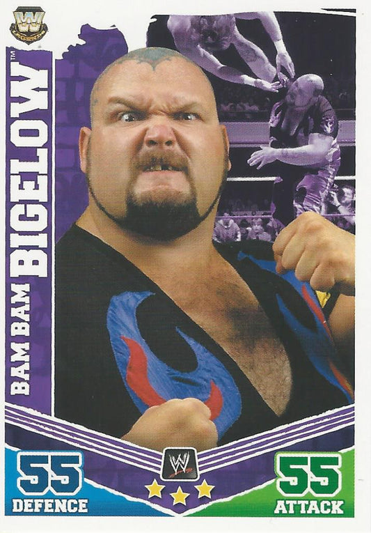 WWE Topps Slam Attax Mayhem 2010 Bam Bam Bigelow #165