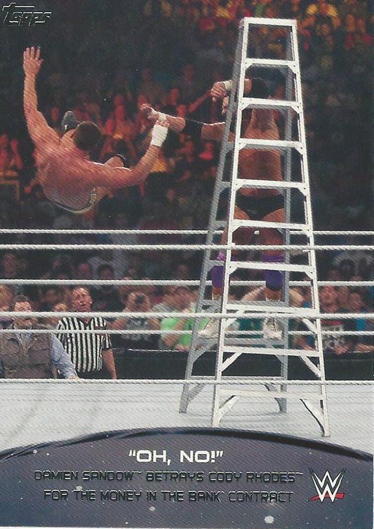 WWE Topps 2015 Damien Sandow 5 of 10 trading card PW Catalog