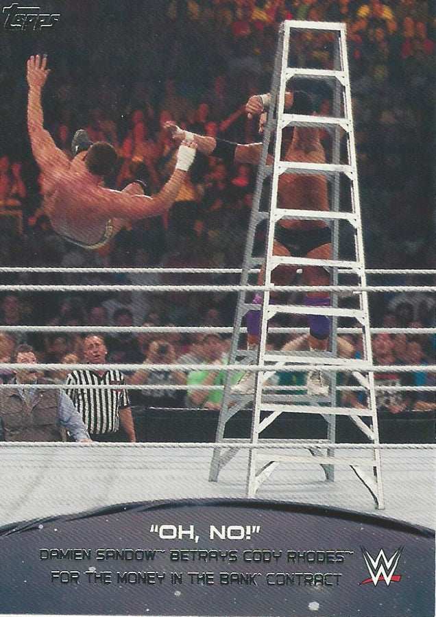 WWE Topps 2015 Damien Sandow 5 of 10 trading card PW Catalog