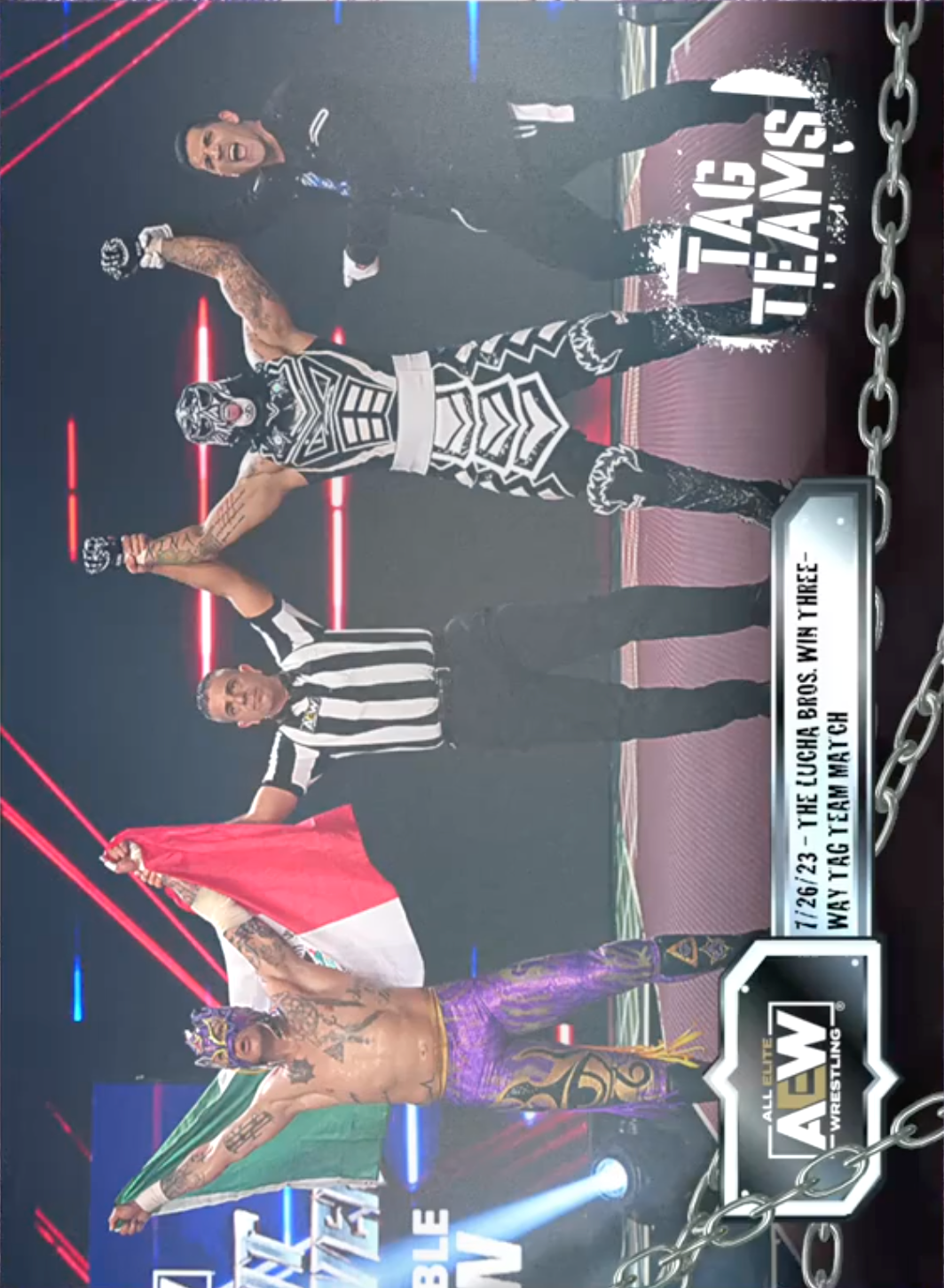 7/26/23 – the Lucha Bros. – the Lucha Bros. Win Three-Way TAG Team Match