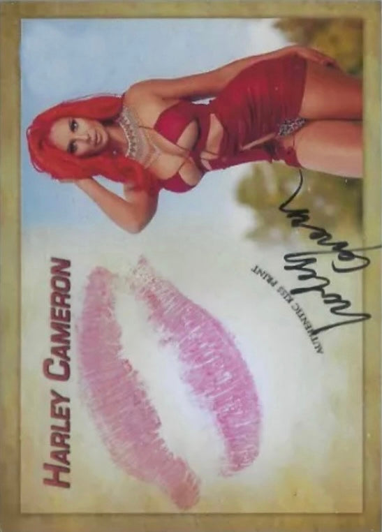 Harley Cameron trading card PW Catalog