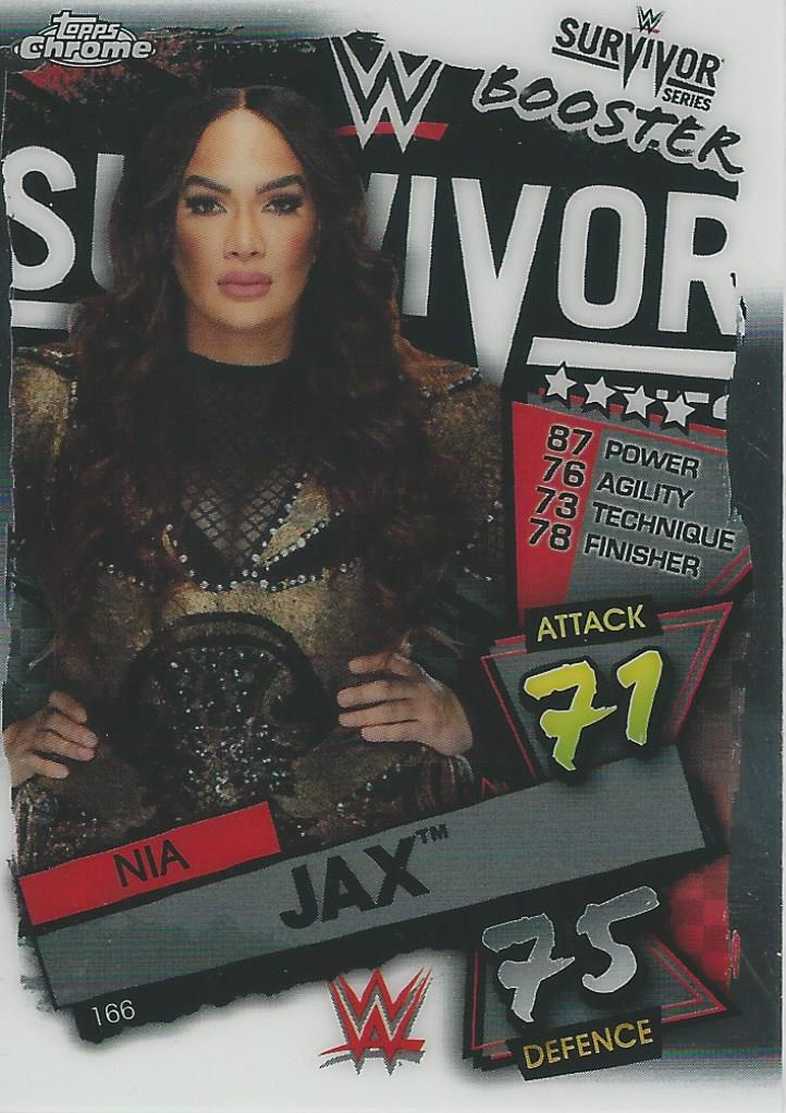 WWE Topps Slam Attax Chrome 2021 Nia Jax #166