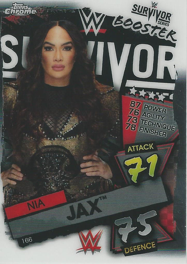 WWE Topps Slam Attax Chrome 2021 Nia Jax #166