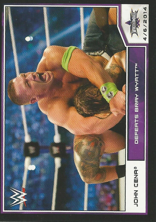 WWE Topps Road to Wrestlemania 2014 John Cena #106