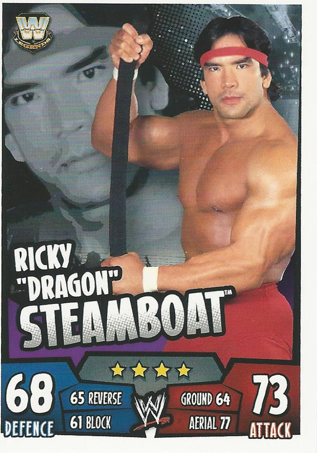WWE Topps Slam Attax Rumble 2011 Ricky Steamboat #166