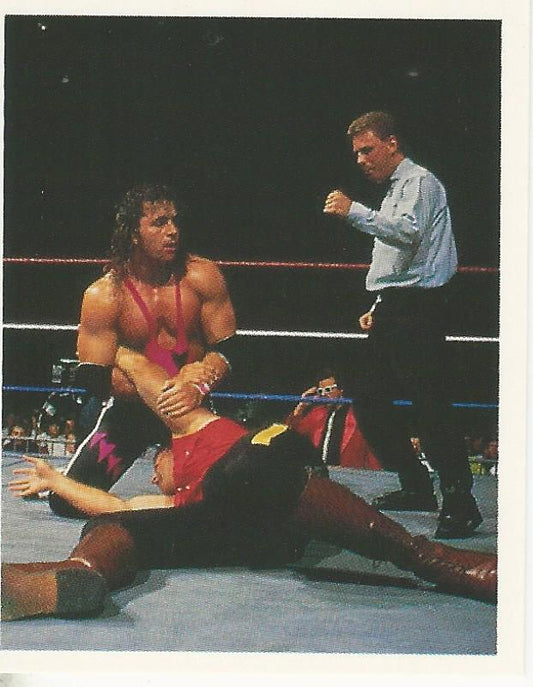 WWF Merlin Stickers 1991 Bret Hart #166
