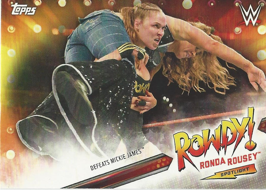 WWE Topps SummerSlam 2019 Ronda Rousey Tribute 28/40