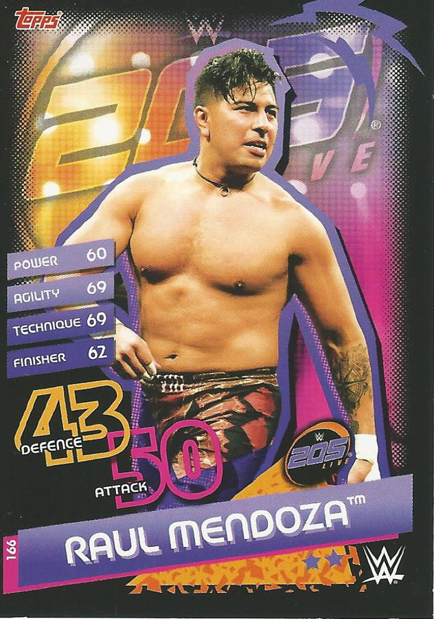 WWE Topps Slam Attax Reloaded 2020 Raul Mendoza #166