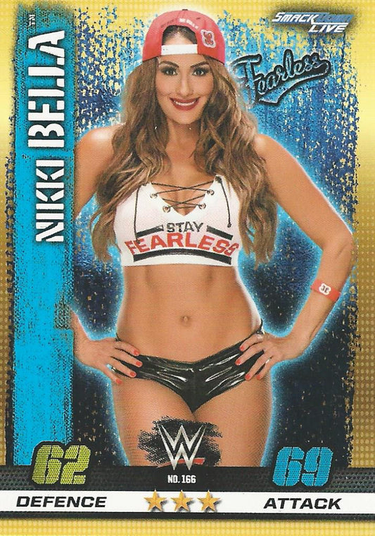 WWE Topps Slam Attax 10th Edition 2017 Nikki Bella #166