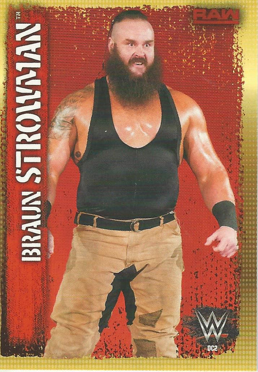 WWE Topps Slam Attax 10th Edition 2017 Braun Strowman DC2 trading card PW Catalog