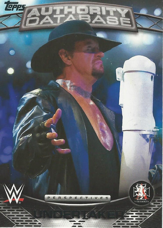 WWE Topps 2016 Undertaker 16A trading card PW Catalog