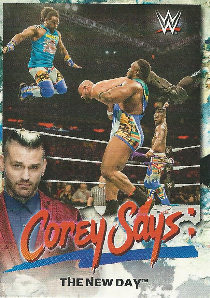 WWE Topps Smackdown 2019 New Day CG-17 trading card PW Catalog