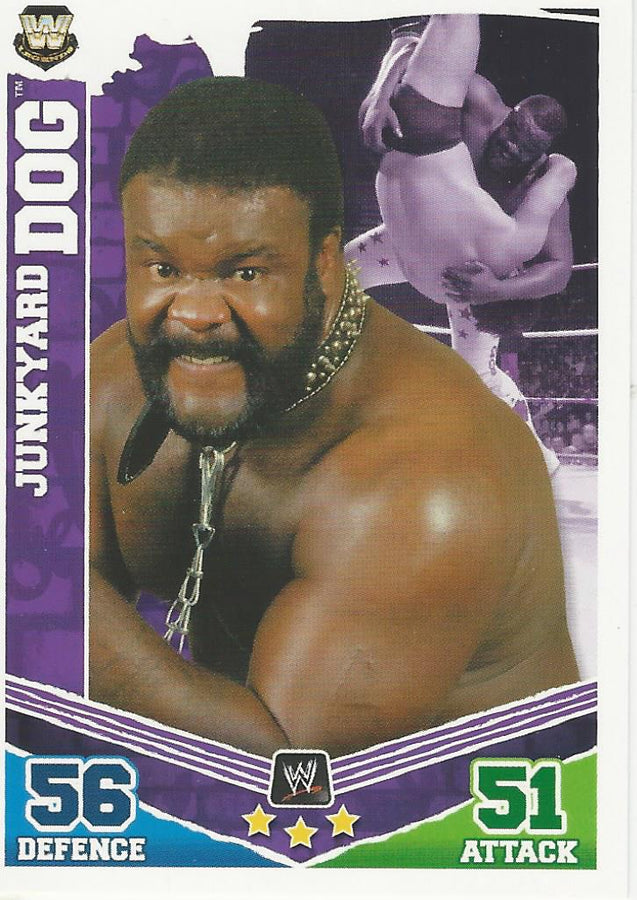 WWE Topps Slam Attax Mayhem 2010 Junkyard Dog #166