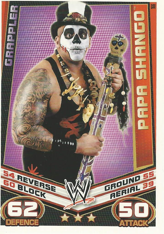 WWE Topps Slam Attax Rebellion 2012 Papa Shango #166
