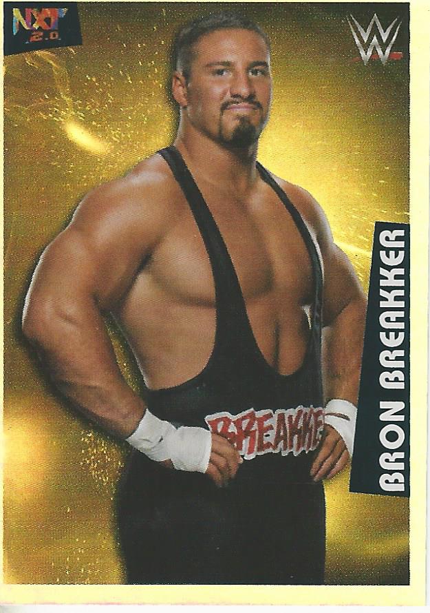 WWE Panini 2022 Sticker Collection Bron Breakker Foil #166