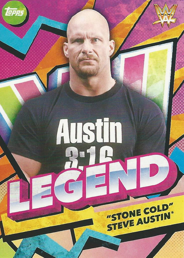 Topps WWE Superstars 2021 Stone Cold Steve Austin #166