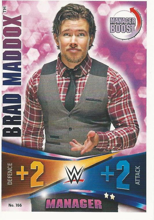 WWE Topps Slam Attax Rivals 2014 Brad Maddox #166