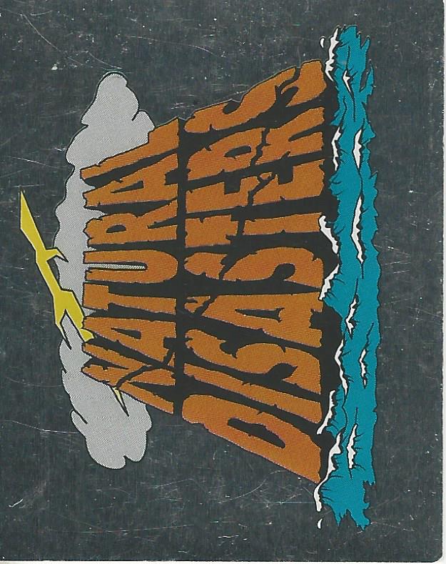 WWF Merlin Stickers 1992 Natural Disasters #167