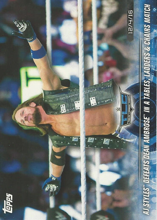 WWE Topps Road to Wrestlemania 2018 AJ Styles #67