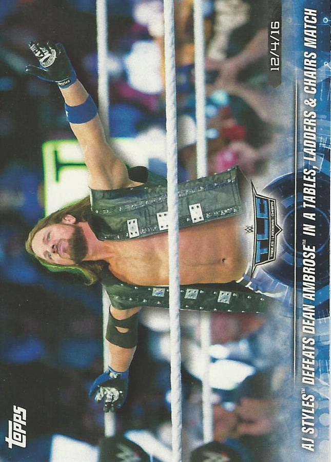 WWE Topps Road to Wrestlemania 2018 AJ Styles #67