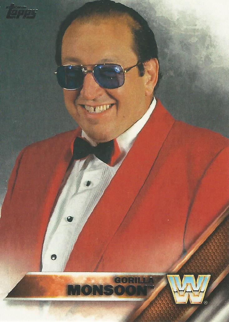WWE Topps Then Now Forever 2016 Gorilla Monsoon #167