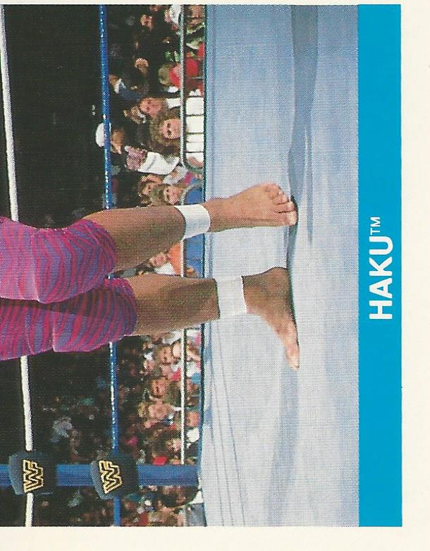 WWF Merlin Sticker Collection 1990 Haku #167