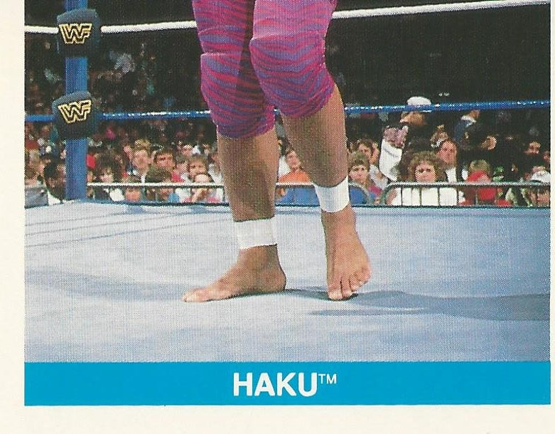 WWF Merlin Sticker Collection 1990 Haku #167