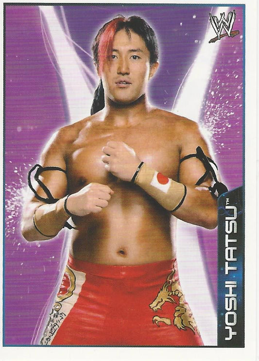WWE Topps A-Z Sticker Collection 2014 Yoshi Tatsu #167