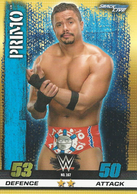 WWE Topps Slam Attax 10th Edition 2017 Primo #167
