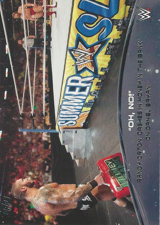 WWE Topps 2015 Randy Orton 7 of 10 trading card PW Catalog