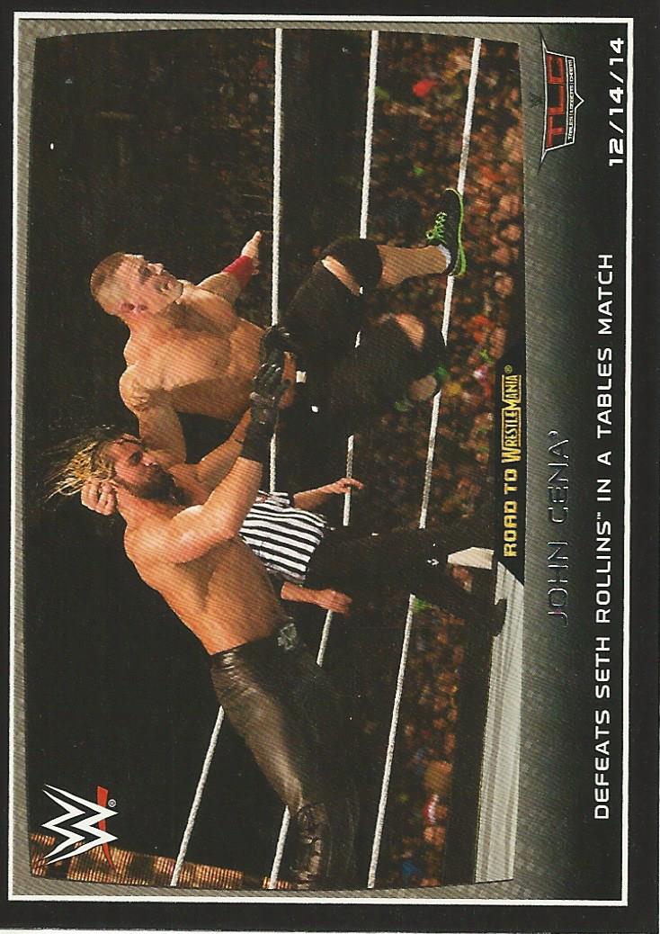 WWE Topps Road to Wrestlemania 2015 John Cena #67