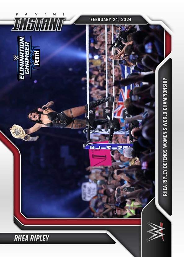 Rhea Ripley – Rhea Ripley Defends Women’s World Championship trading card PW Catalog