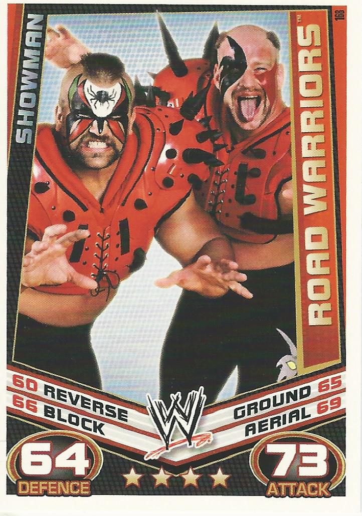 WWE Topps Slam Attax Rebellion 2012 Road Warriors #168