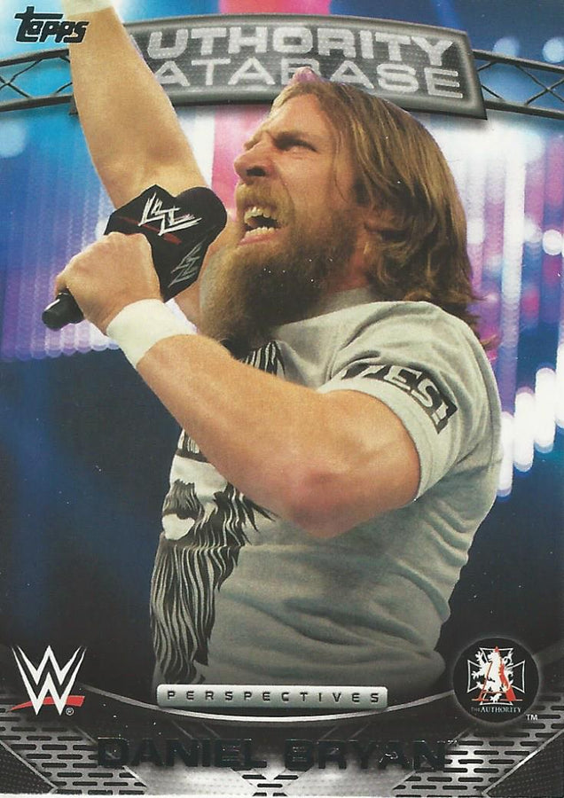 WWE Topps 2016 Daniel Bryan 18A trading card PW Catalog