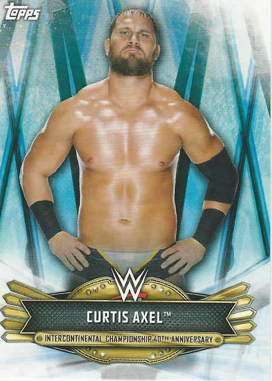 WWE Topps Smackdown 2019 Curtis Axel IC-40 trading card PW Catalog