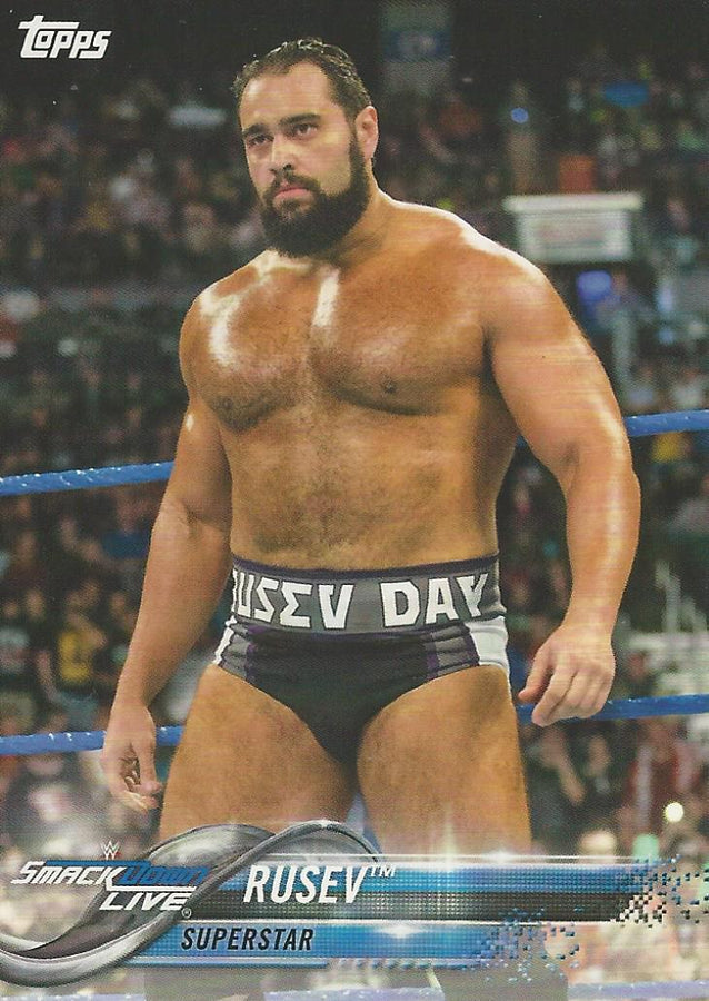 WWE Topps Then Now Forever 2018 Rusev #168