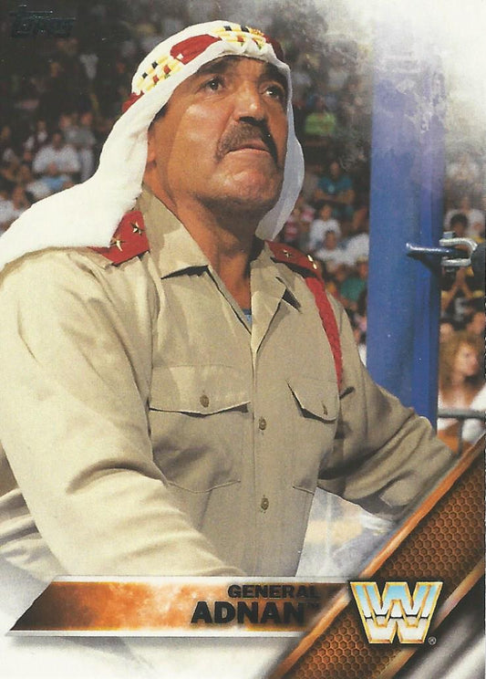 WWE Topps Then Now Forever 2016 General Adnan #168