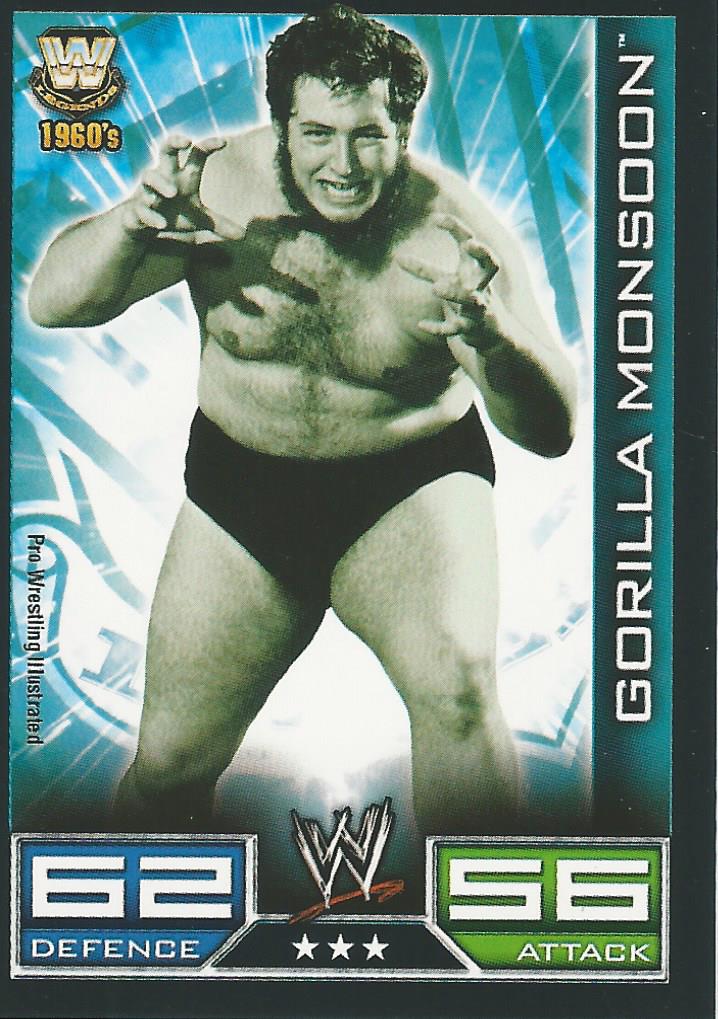 WWE Topps Slam Attax 2008 Gorilla Monsoon #168