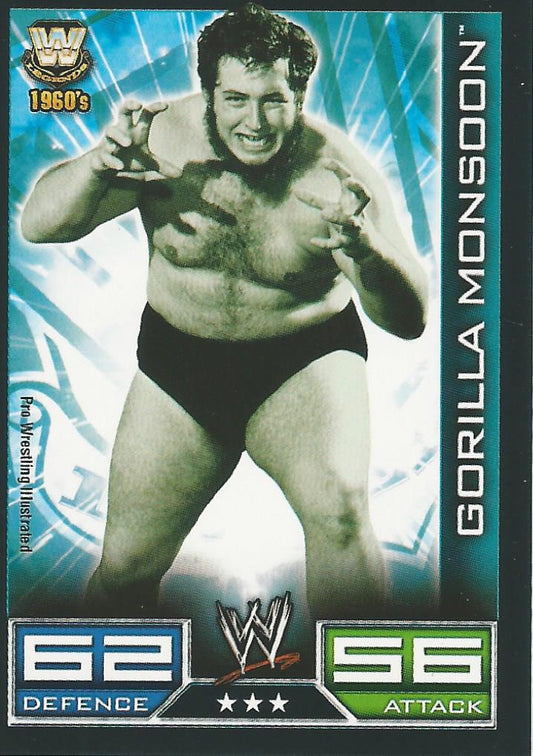 WWE Topps Slam Attax 2008 Gorilla Monsoon #168