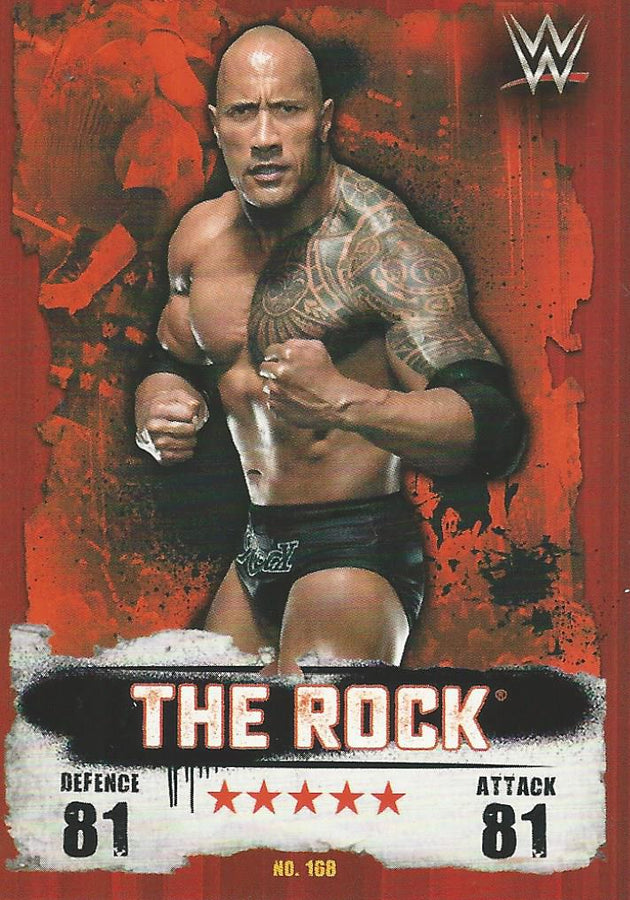 WWE Topps Slam Attax Takeover 2016 The Rock #168