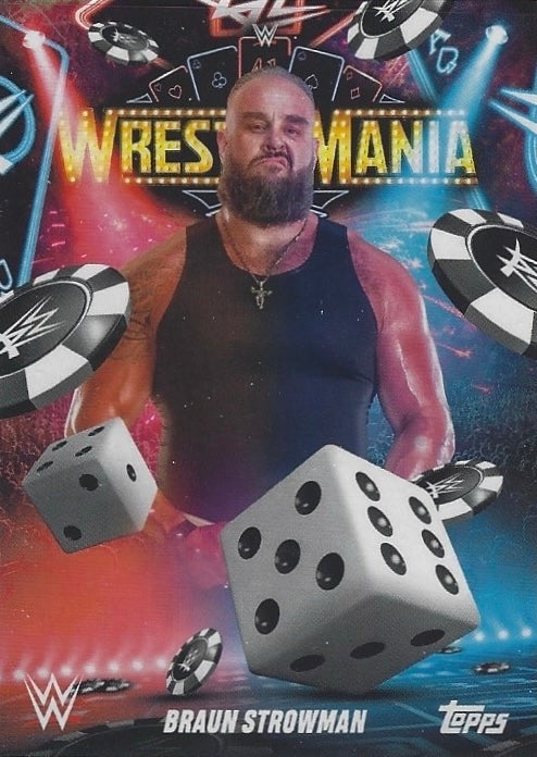 Braun Strowman trading card PW Catalog