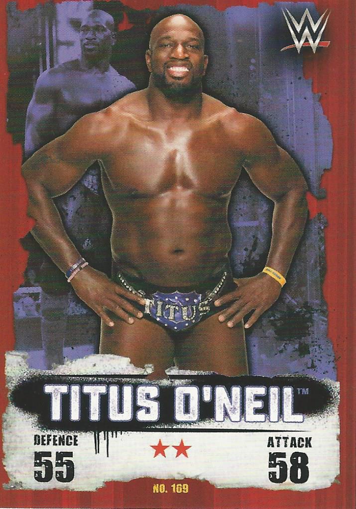 WWE Topps Slam Attax Takeover 2016 Titus O'Neil #169