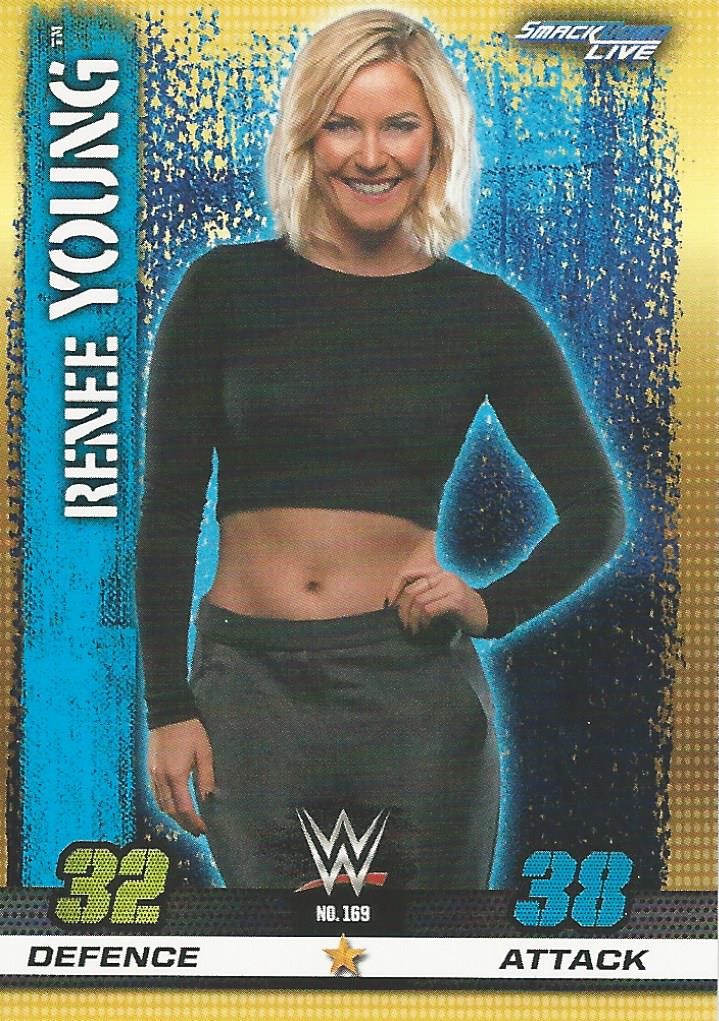 WWE Topps Slam Attax 10th Edition 2017 Renee Young #169