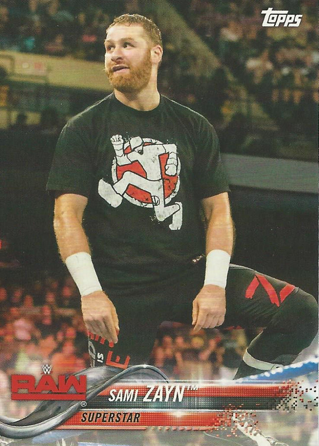 WWE Topps Then Now Forever 2018 Sami Zayn #169